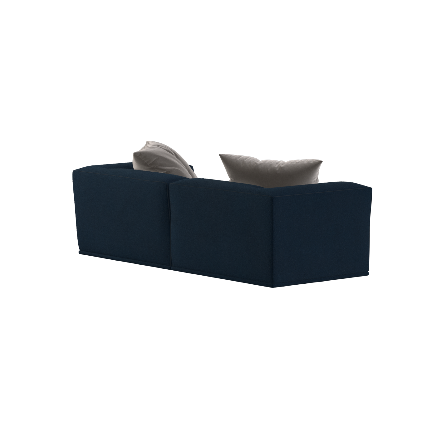 Savile Sofa — Compact Form with Wide Straight Armrests