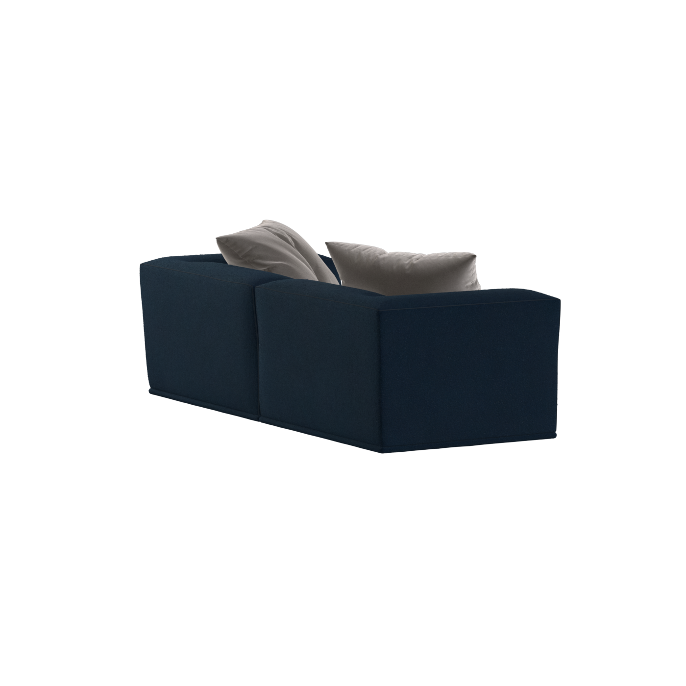 Savile Sofa — Compact Form with Wide Straight Armrests