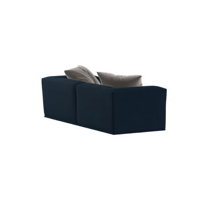 Savile Sofa — Compact Form with Wide Straight Armrests