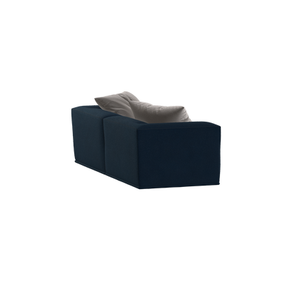 Savile Sofa — Compact Form with Wide Straight Armrests