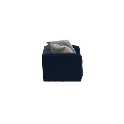 Savile Sofa — Compact Form with Wide Straight Armrests