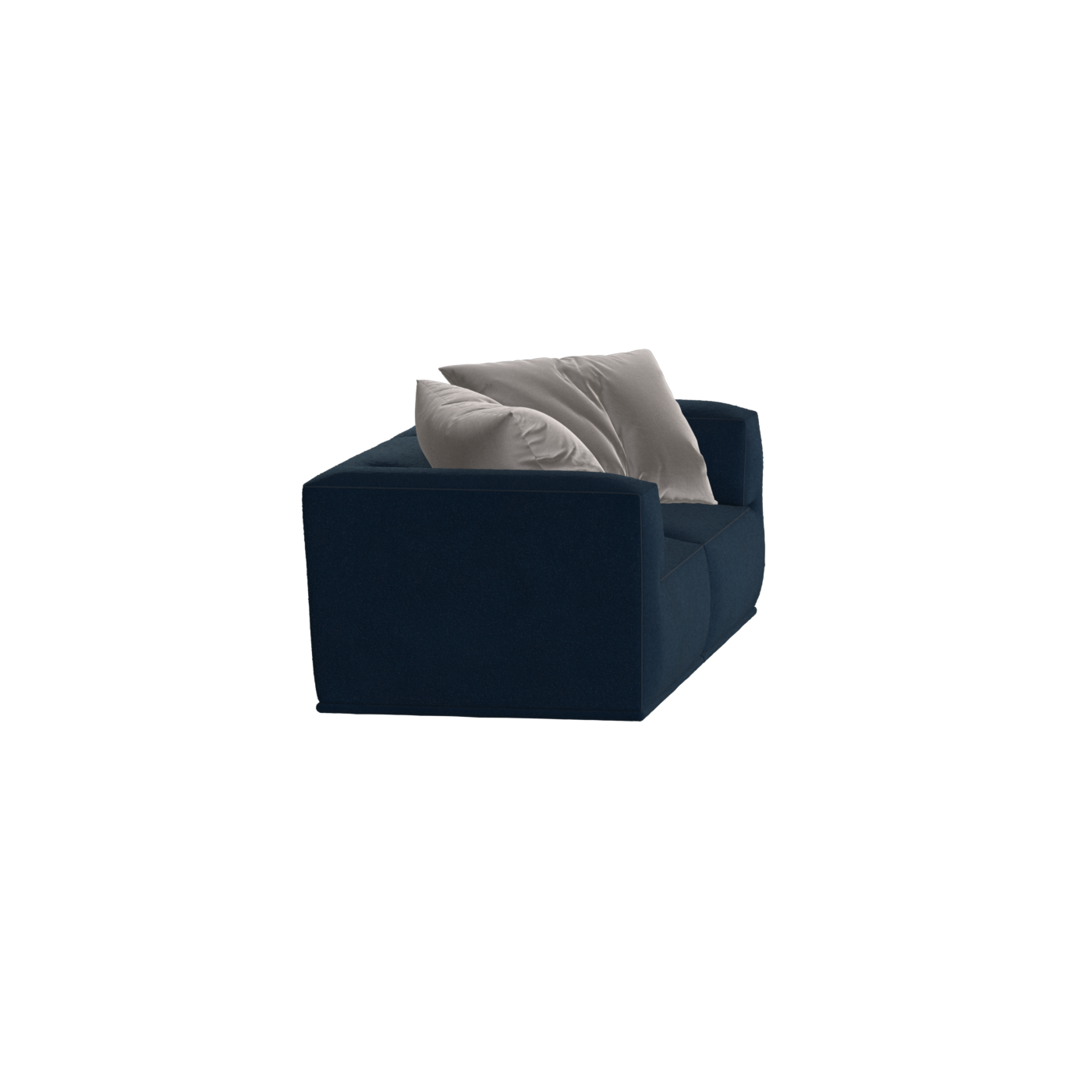 Savile Sofa — Compact Form with Wide Straight Armrests