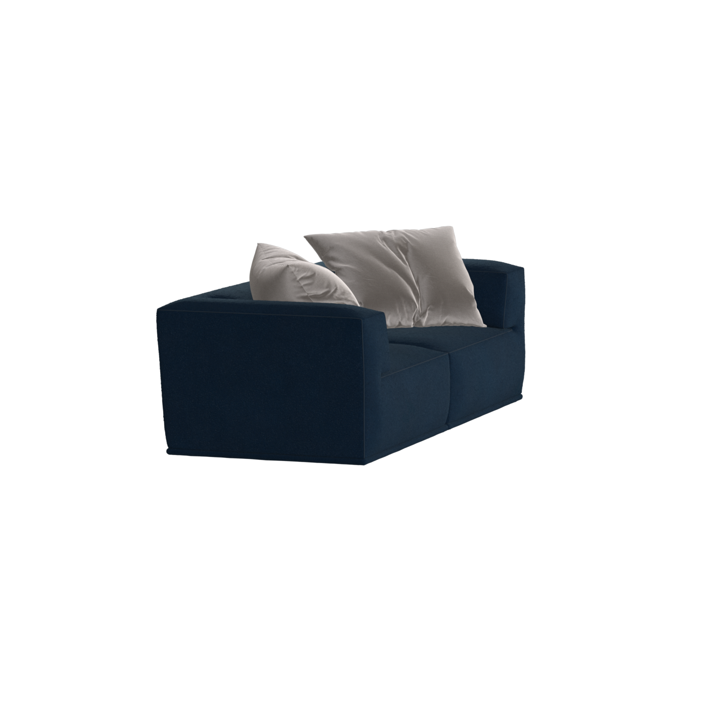Savile Sofa — Compact Form with Wide Straight Armrests