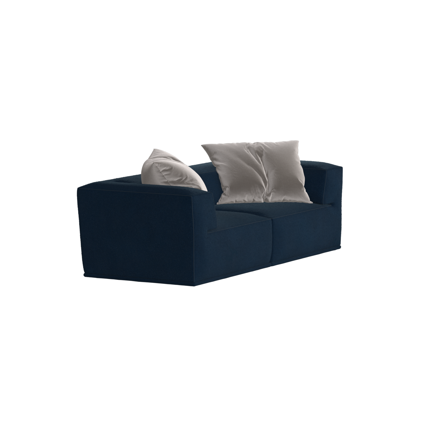 Savile Sofa — Compact Form with Wide Straight Armrests