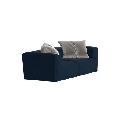 Savile Sofa — Compact Form with Wide Straight Armrests