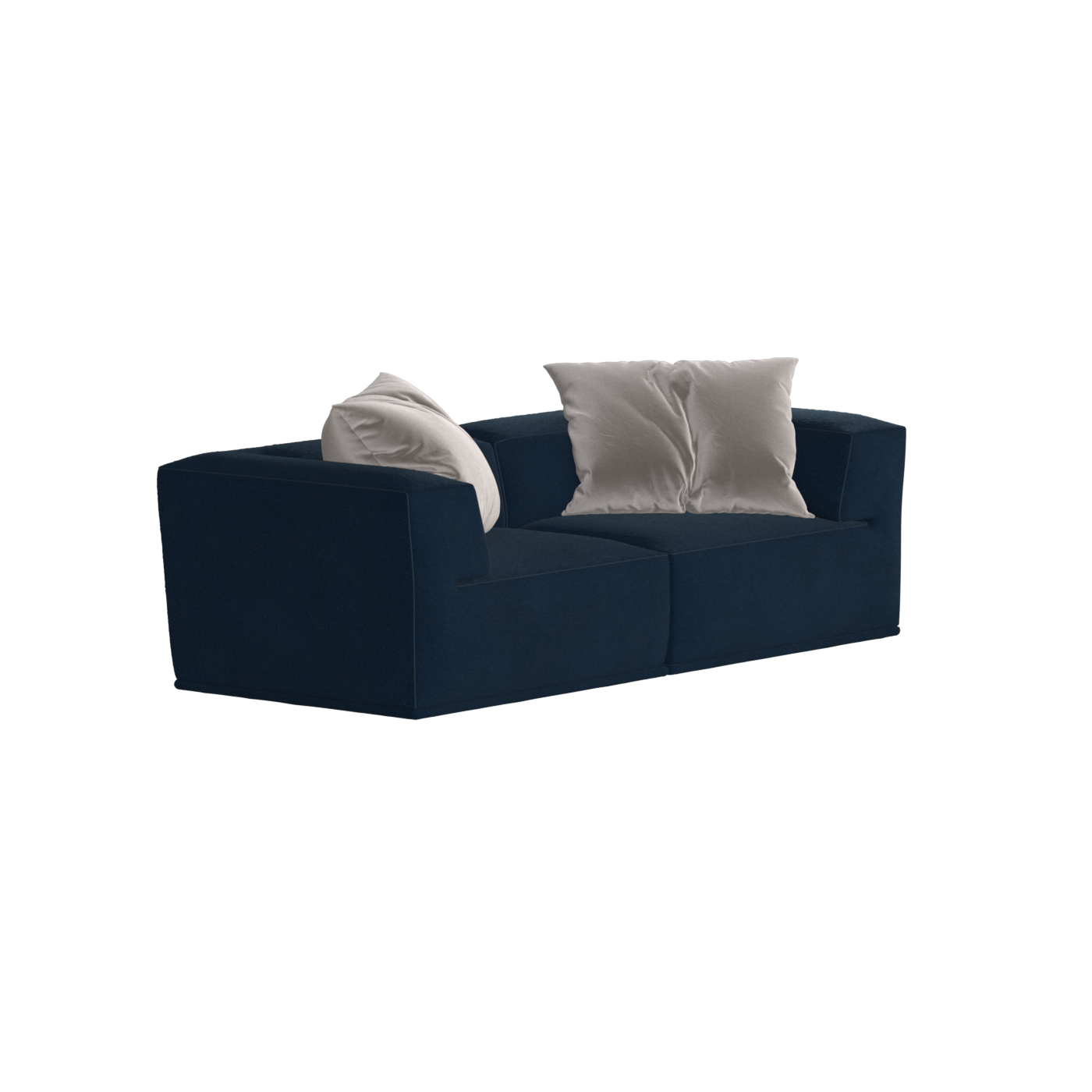 Savile Sofa — Compact Form with Wide Straight Armrests