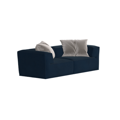 Savile Sofa — Compact Form with Wide Straight Armrests