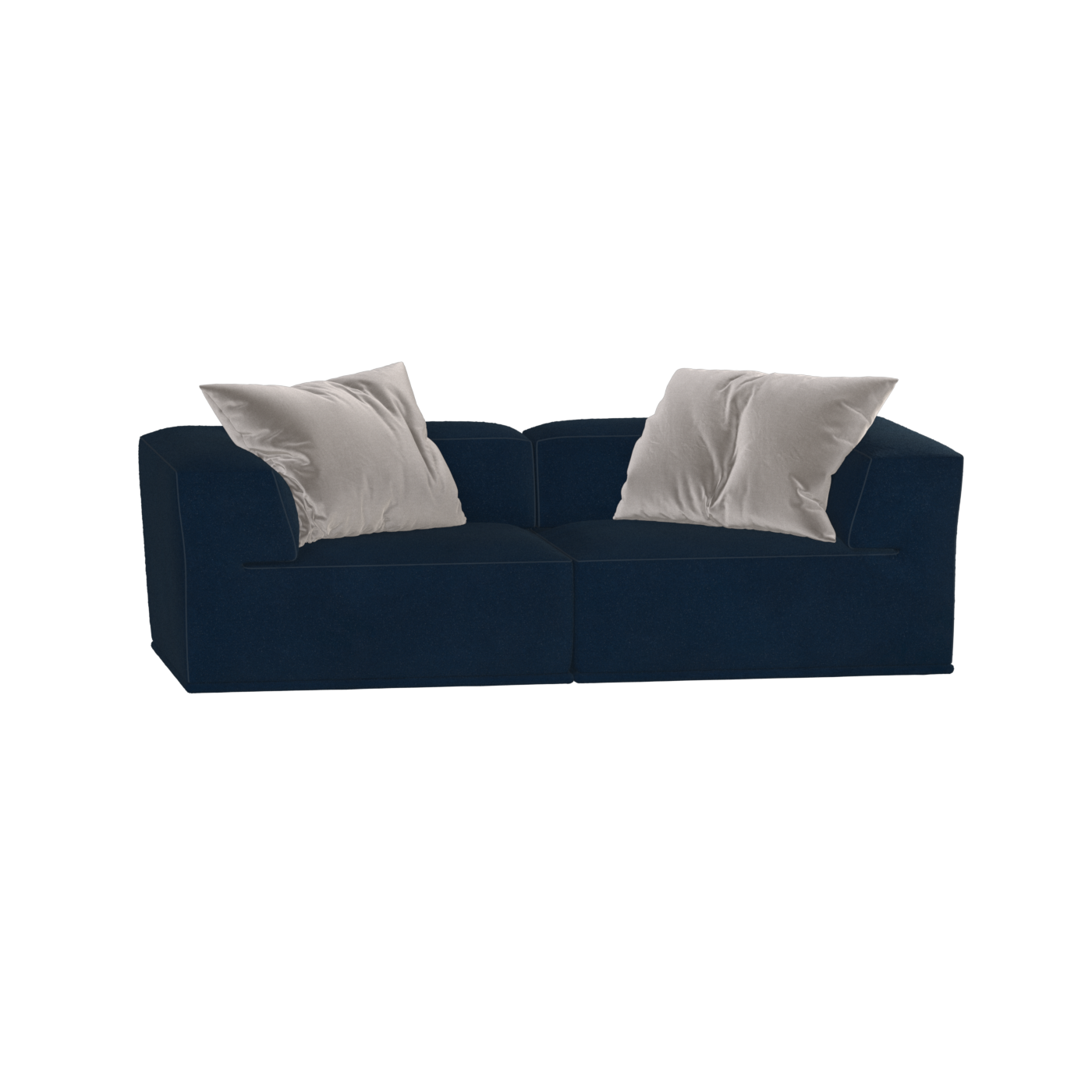 Savile Sofa — Compact Form with Wide Straight Armrests