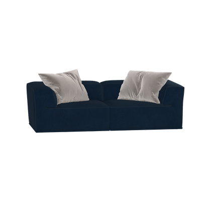 Savile Sofa — Compact Form with Wide Straight Armrests