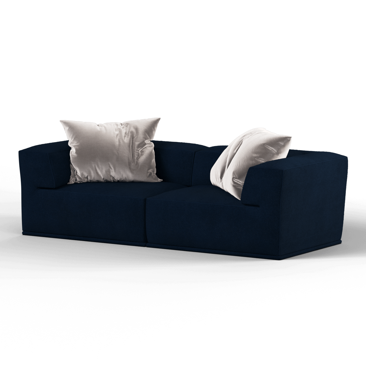 Savile Sofa — Compact Form with Wide Straight Armrests