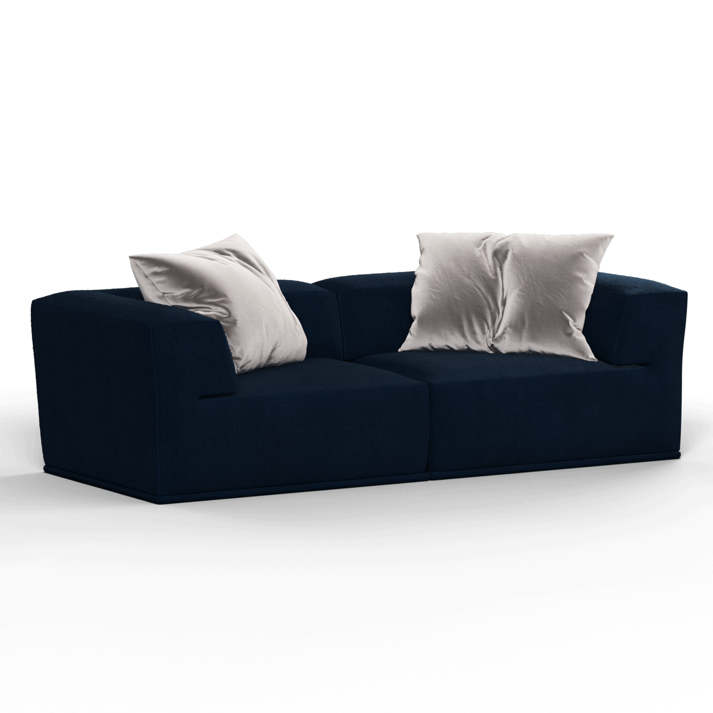Savile Sofa — Compact Form with Wide Straight Armrests