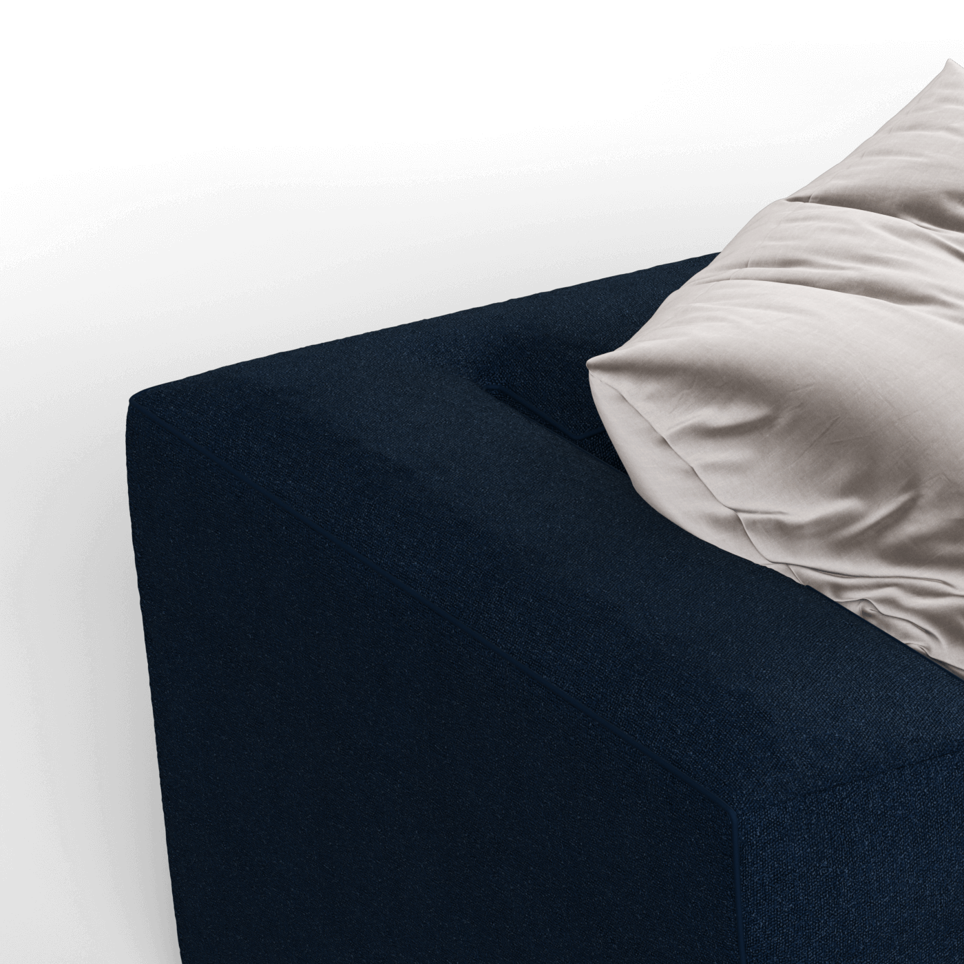 Savile Sofa — Compact Form with Wide Straight Armrests