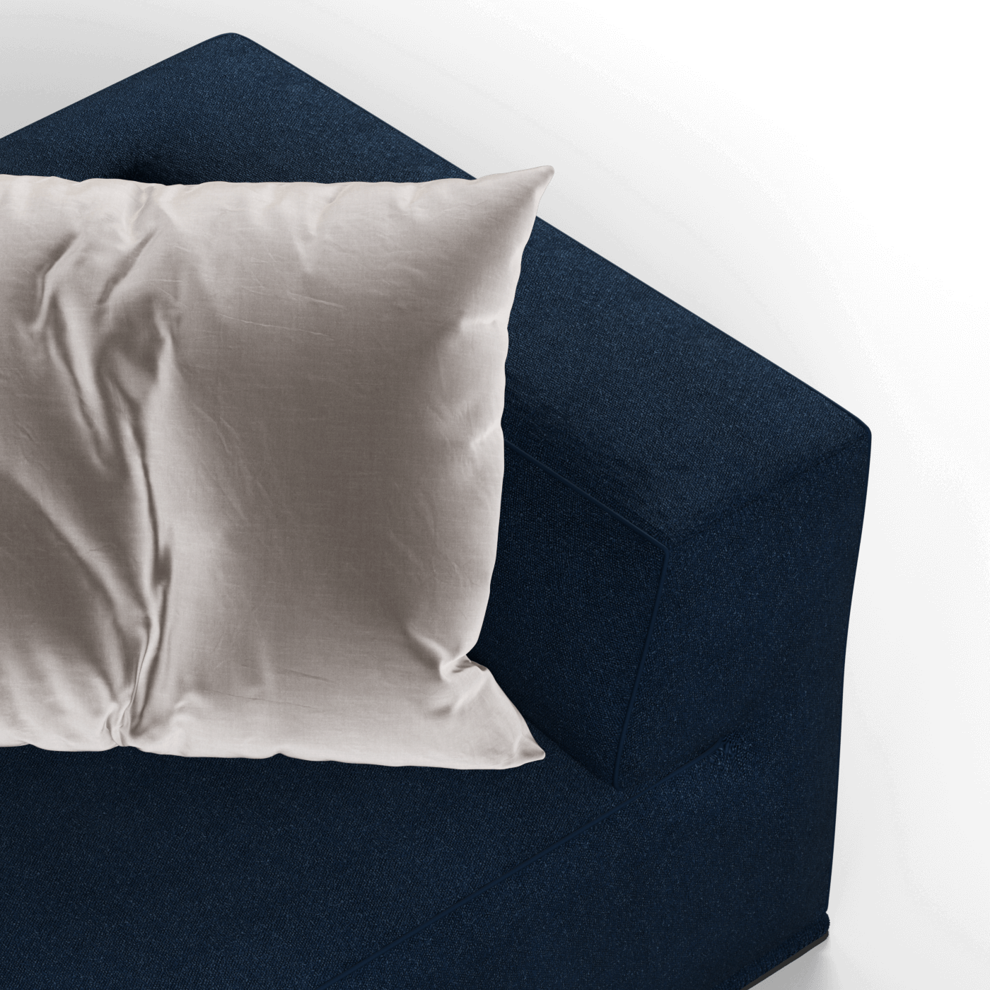 Savile Sofa — Compact Form with Wide Straight Armrests