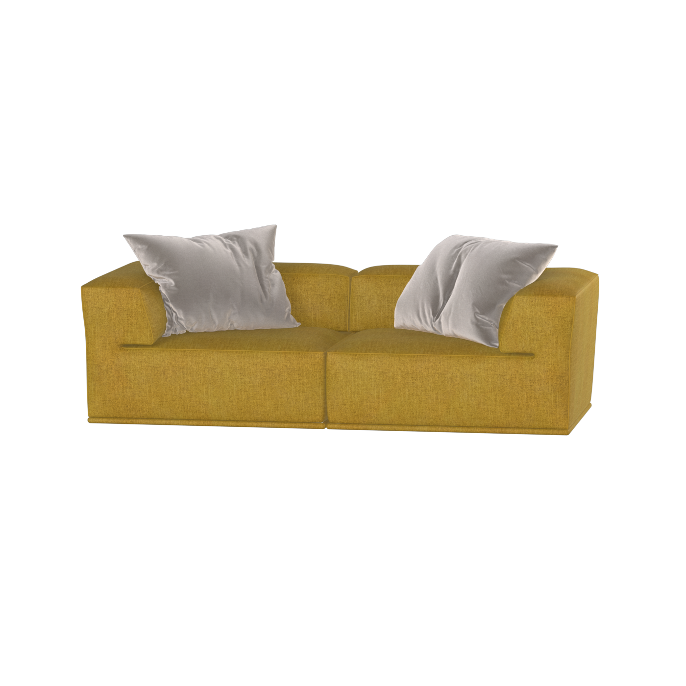 Savile Sofa — Compact Form with Wide Straight Armrests