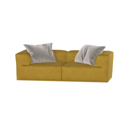 Savile Sofa — Compact Form with Wide Straight Armrests