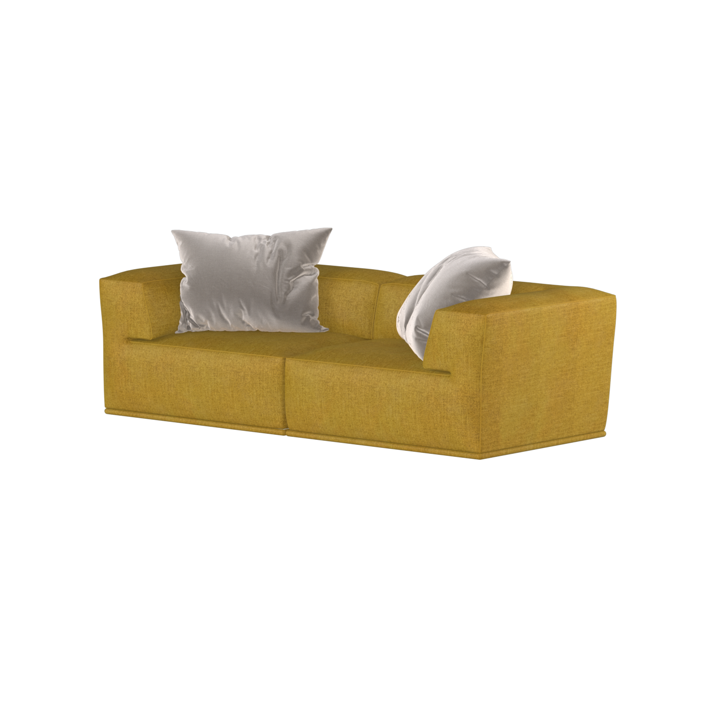 Savile Sofa — Compact Form with Wide Straight Armrests