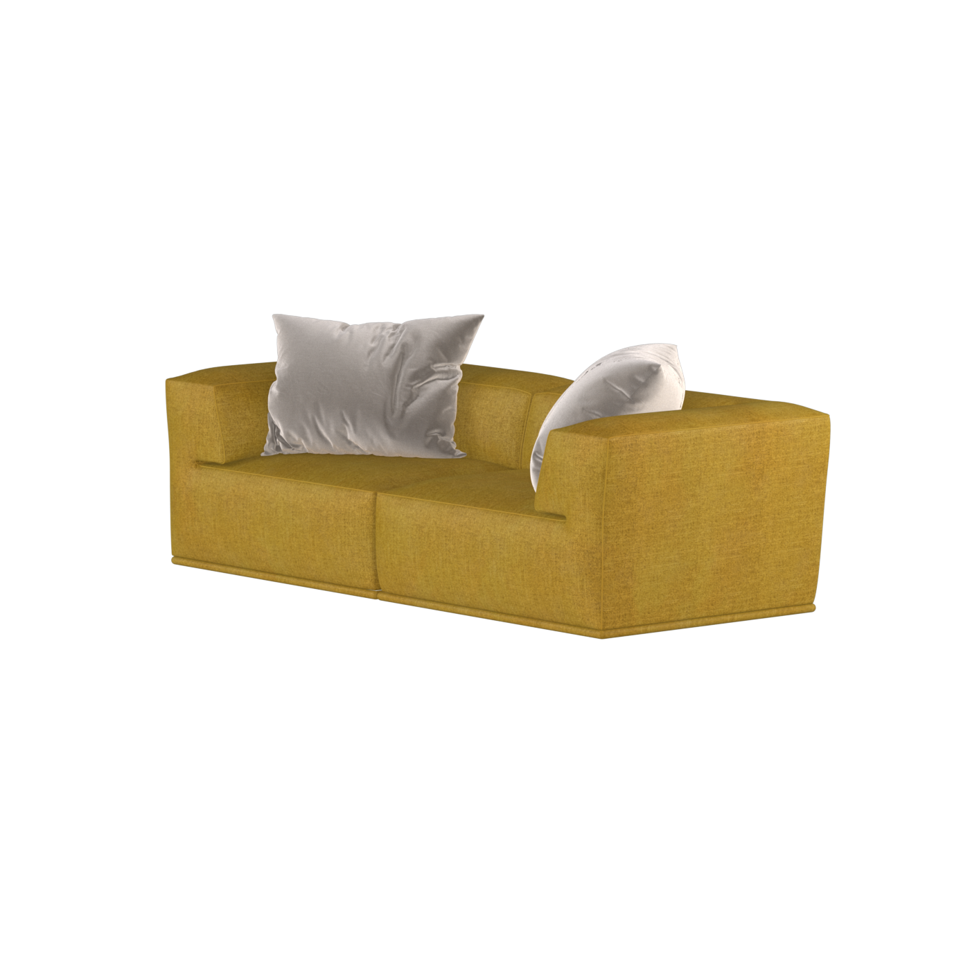 Savile Sofa — Compact Form with Wide Straight Armrests