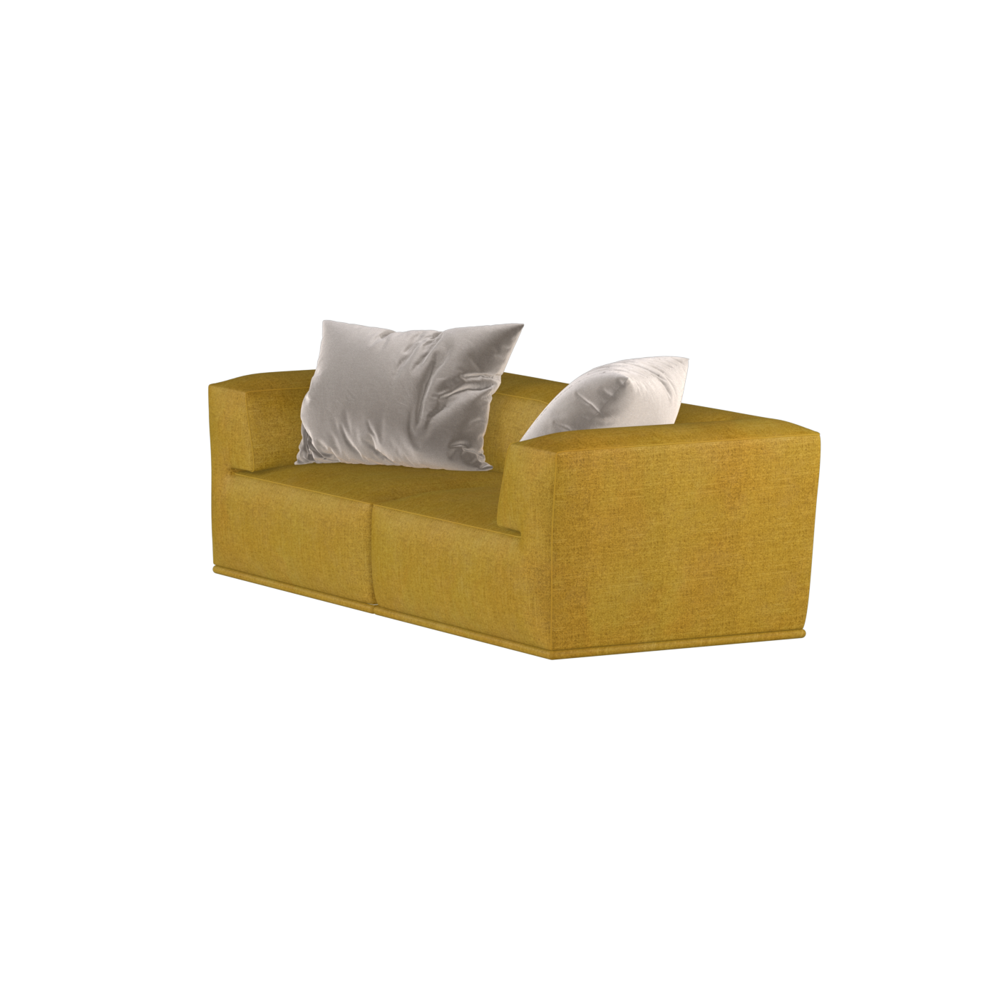 Savile Sofa — Compact Form with Wide Straight Armrests