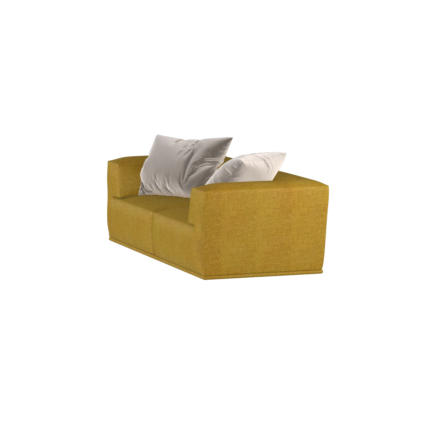 Savile Sofa — Compact Form with Wide Straight Armrests