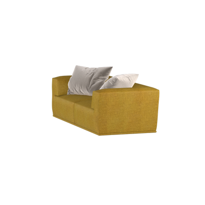 Savile Sofa — Compact Form with Wide Straight Armrests