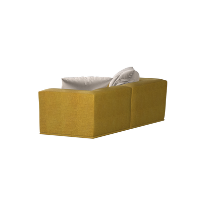 Savile Sofa — Compact Form with Wide Straight Armrests