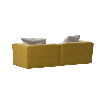 Savile Sofa — Compact Form with Wide Straight Armrests