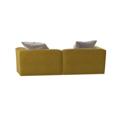 Savile Sofa — Compact Form with Wide Straight Armrests