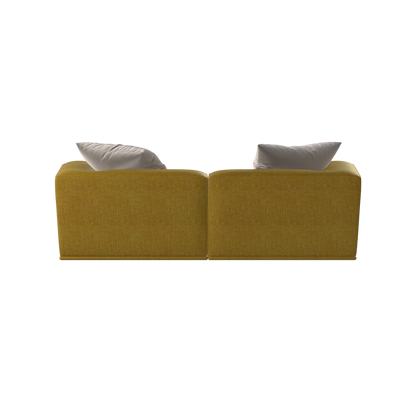 Savile Sofa — Compact Form with Wide Straight Armrests
