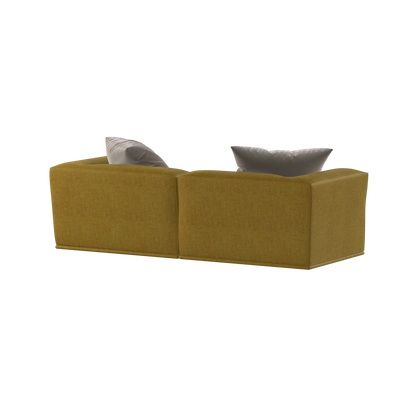 Savile Sofa — Compact Form with Wide Straight Armrests