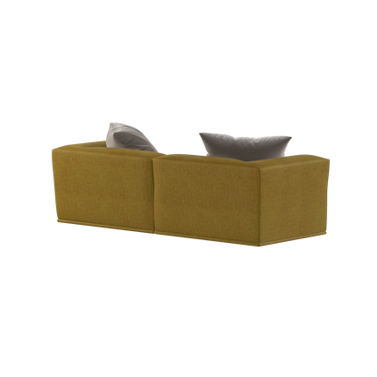 Savile Sofa — Compact Form with Wide Straight Armrests