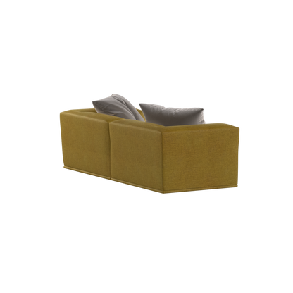 Savile Sofa — Compact Form with Wide Straight Armrests