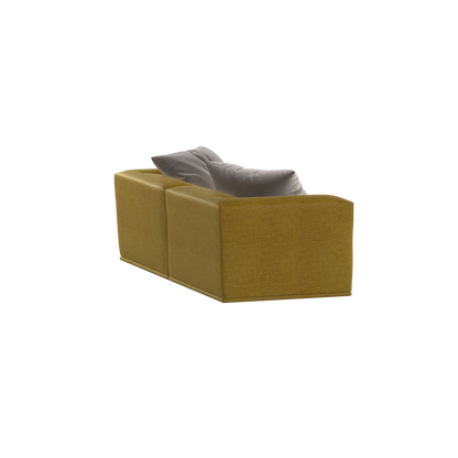 Savile Sofa — Compact Form with Wide Straight Armrests