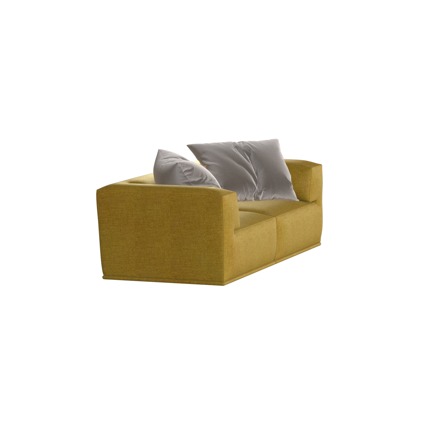 Savile Sofa — Compact Form with Wide Straight Armrests