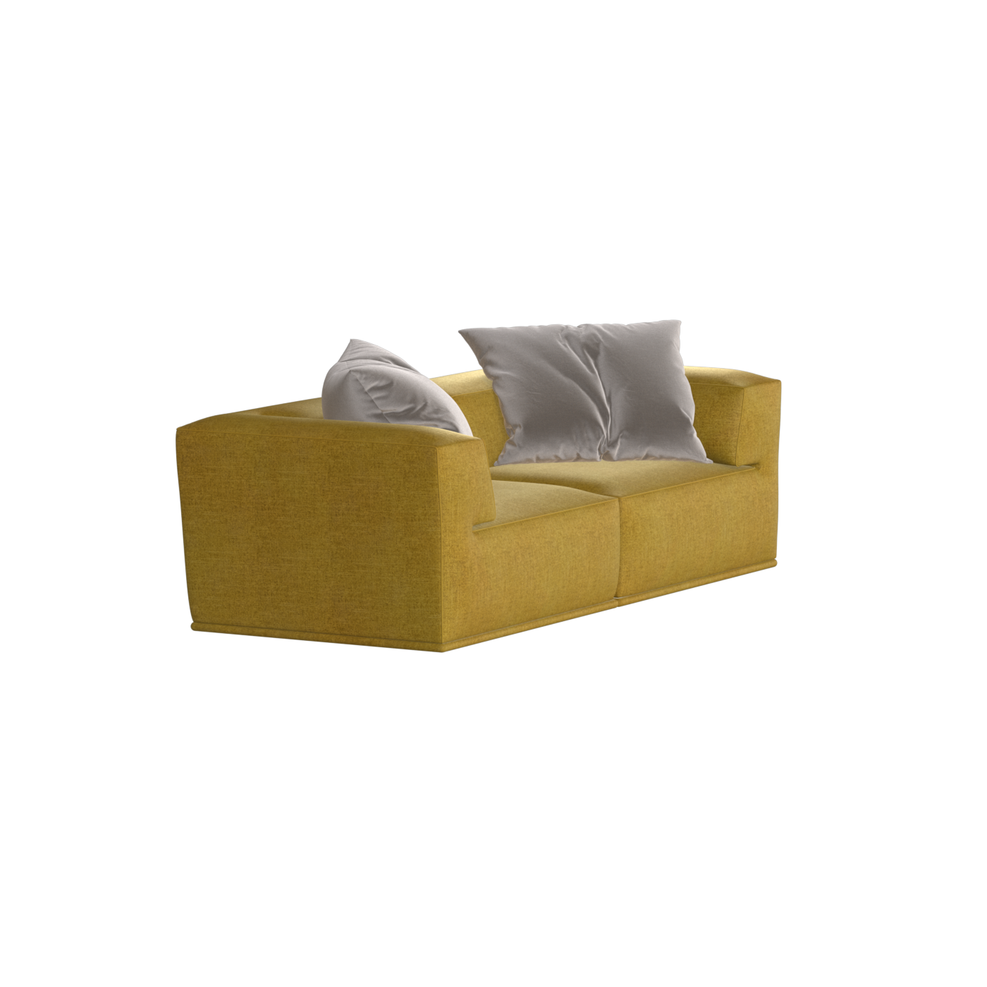 Savile Sofa — Compact Form with Wide Straight Armrests
