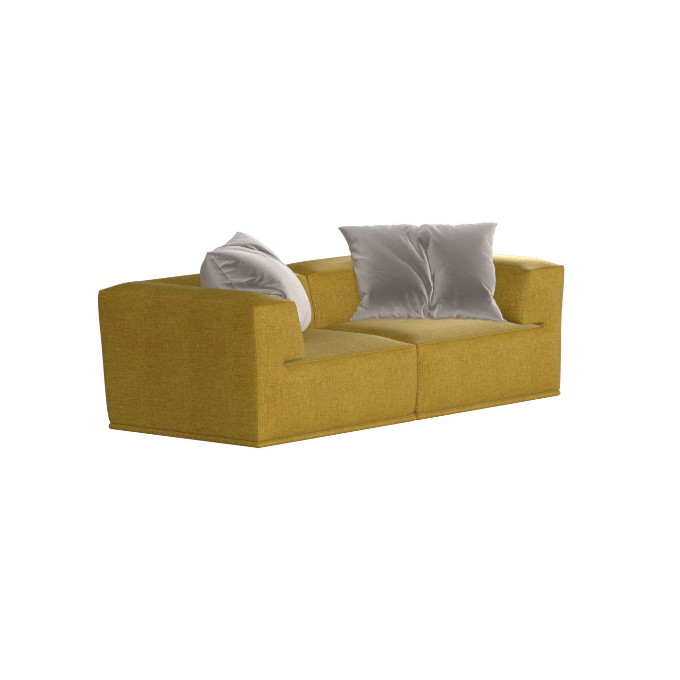 Savile Sofa — Compact Form with Wide Straight Armrests