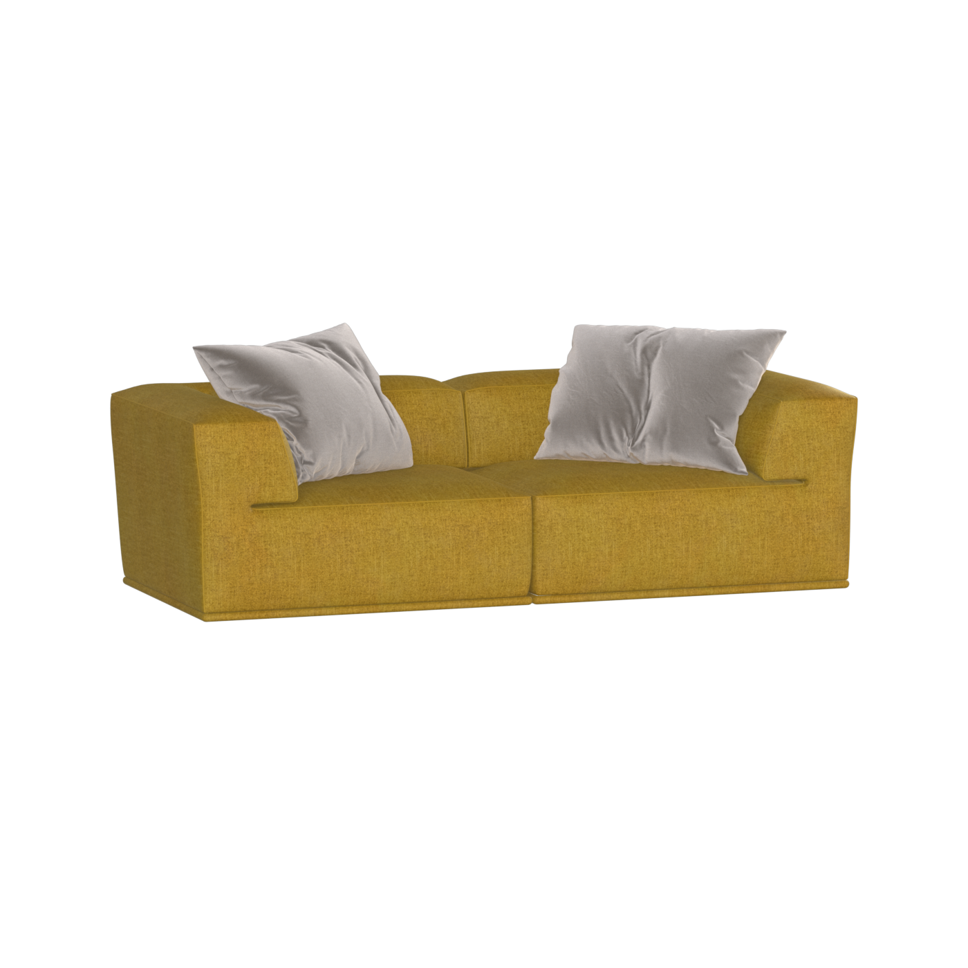 Savile Sofa — Compact Form with Wide Straight Armrests