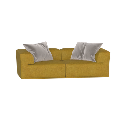 Savile Sofa — Compact Form with Wide Straight Armrests