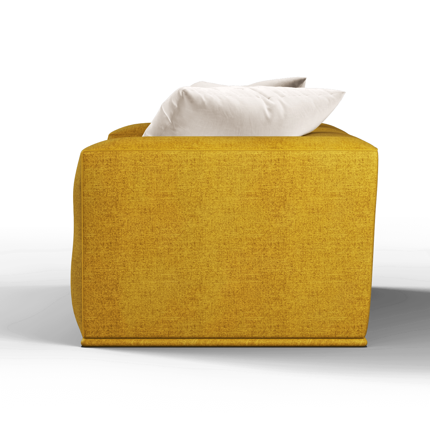 Savile Sofa — Compact Form with Wide Straight Armrests