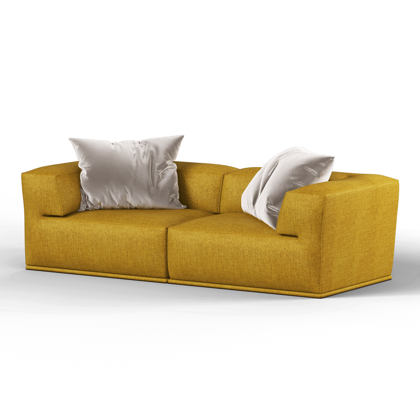 Savile Sofa — Compact Form with Wide Straight Armrests