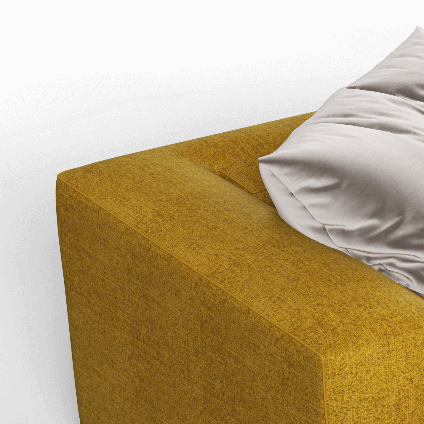 Savile Sofa — Compact Form with Wide Straight Armrests