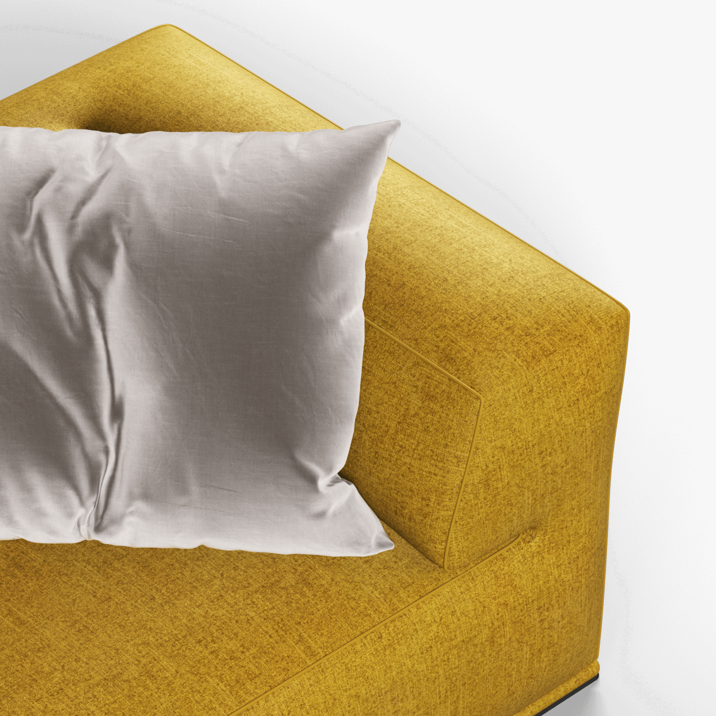 Savile Sofa — Compact Form with Wide Straight Armrests