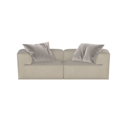 Savile Sofa — Compact Form with Wide Straight Armrests