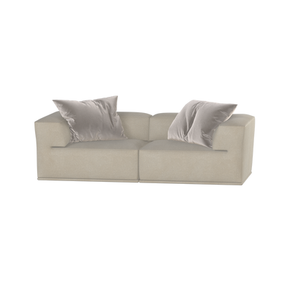 Savile Sofa — Compact Form with Wide Straight Armrests