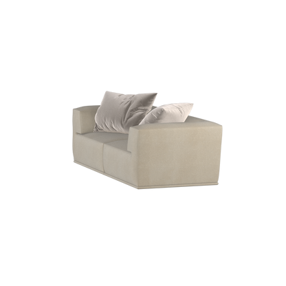 Savile Sofa — Compact Form with Wide Straight Armrests