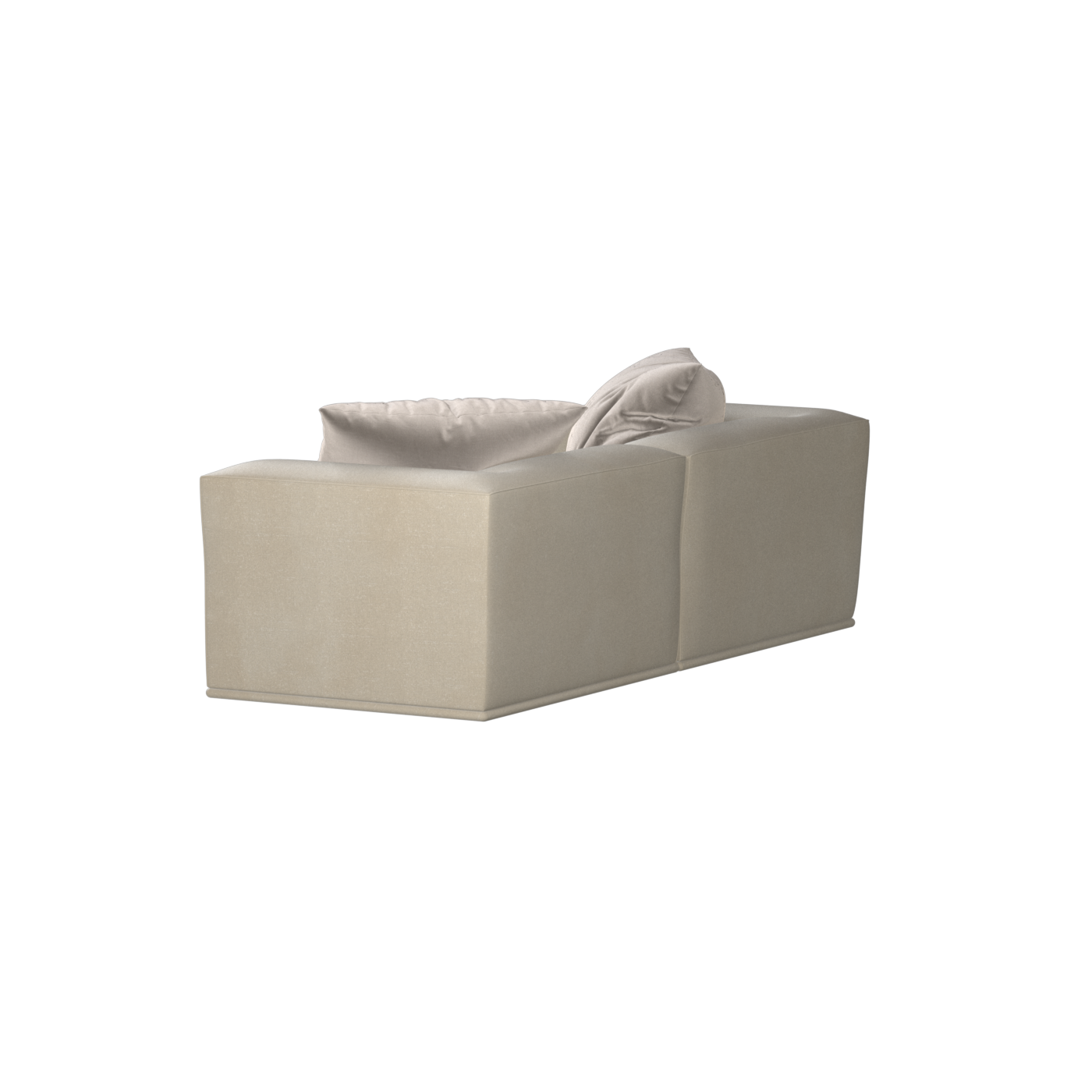 Savile Sofa — Compact Form with Wide Straight Armrests