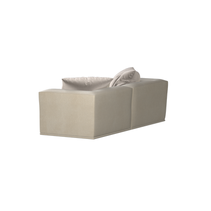 Savile Sofa — Compact Form with Wide Straight Armrests