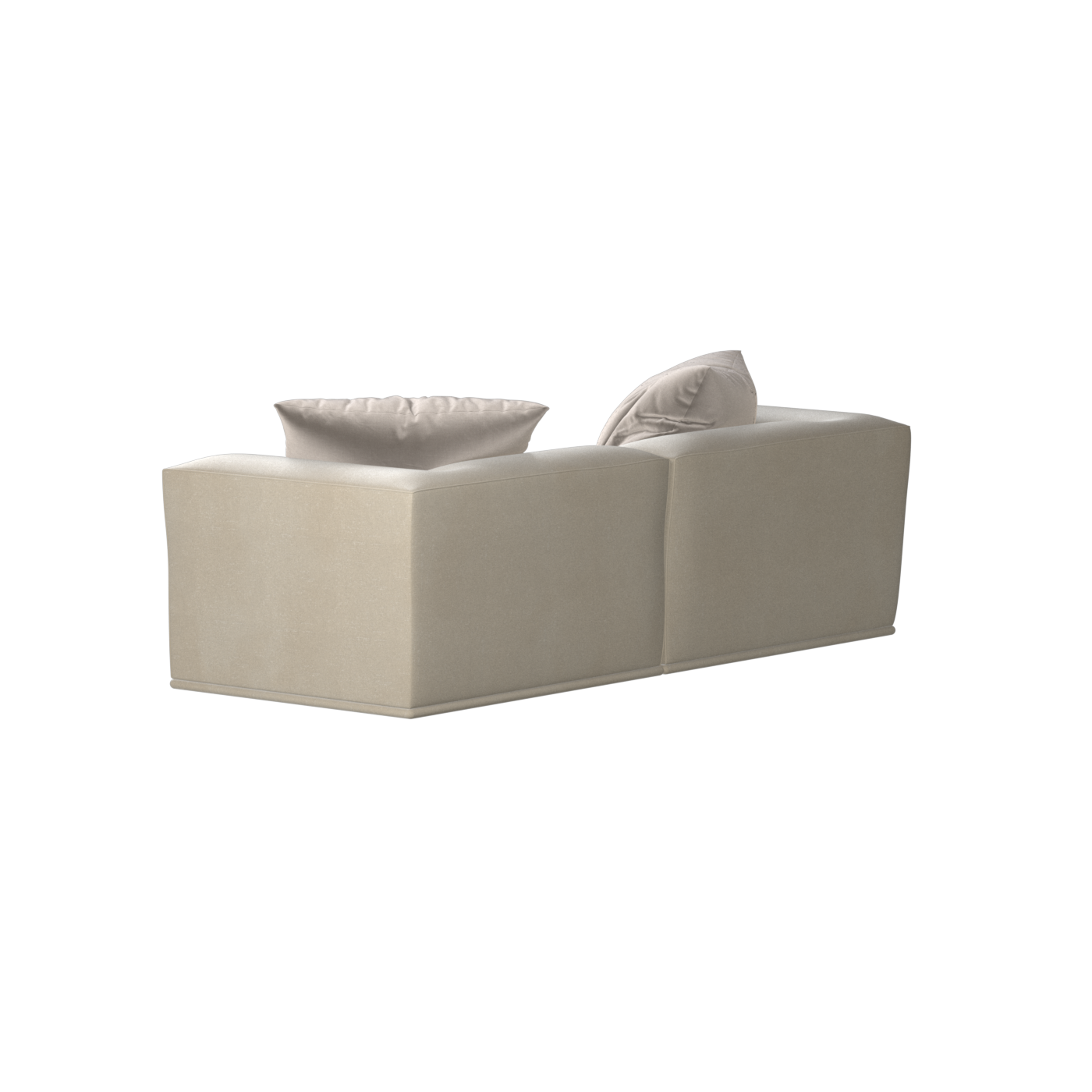 Savile Sofa — Compact Form with Wide Straight Armrests