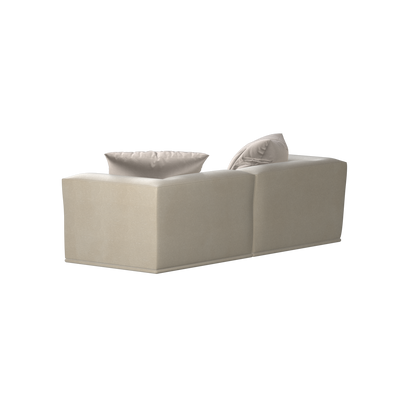 Savile Sofa — Compact Form with Wide Straight Armrests