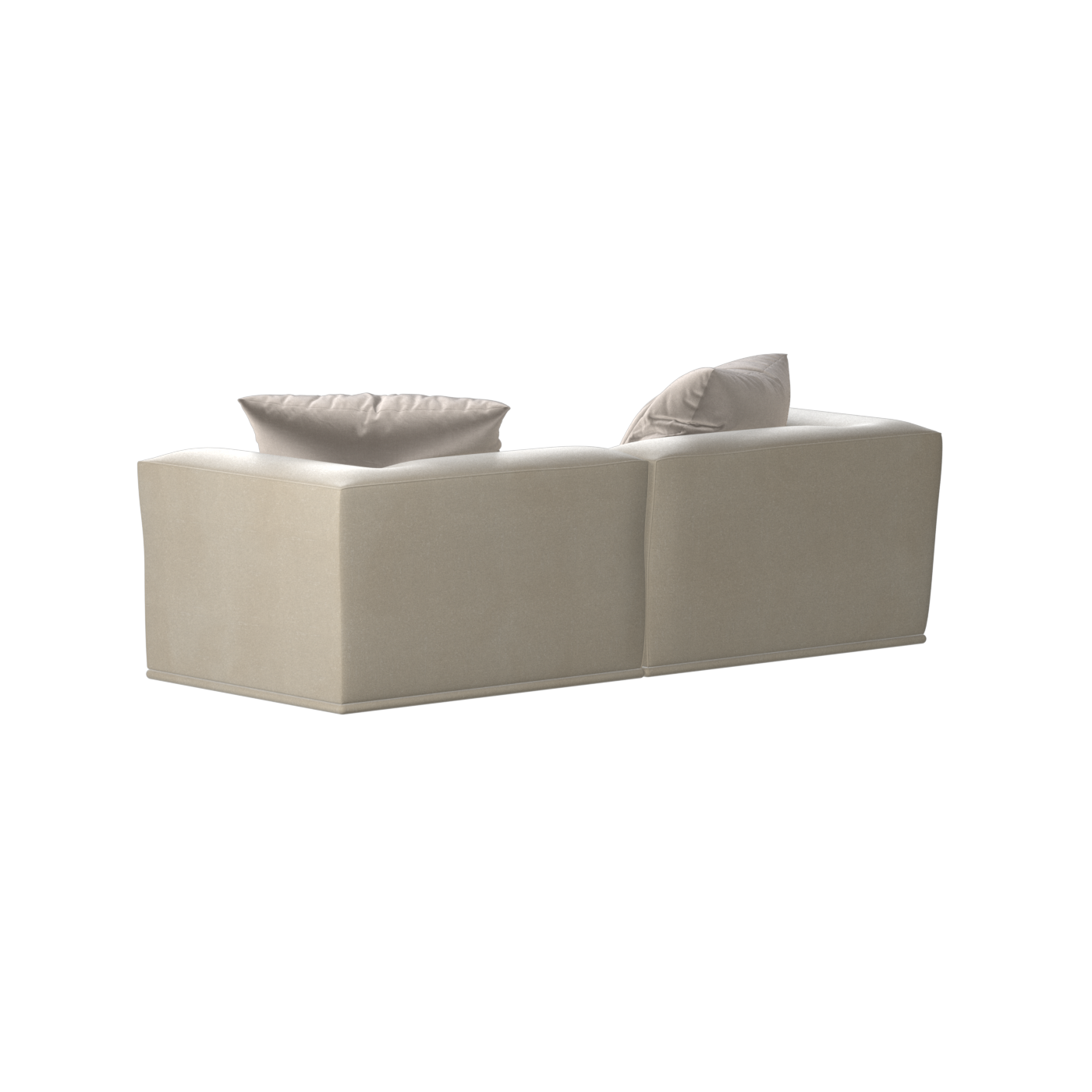 Savile Sofa — Compact Form with Wide Straight Armrests
