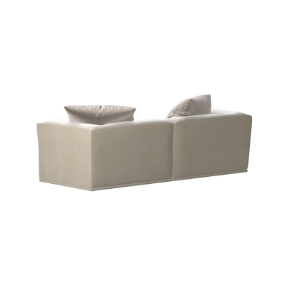 Savile Sofa — Compact Form with Wide Straight Armrests